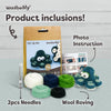 Octopus Needle Felting Kit – DIY Wool Craft Gift
