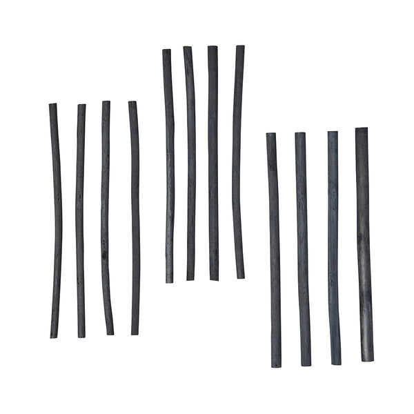 Willow Charcoal - Small, Medium, Large - 12 pc