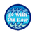 Go With The Flow Iron-On Embroidered Patch