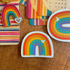 Rainbow Enamel Keychain