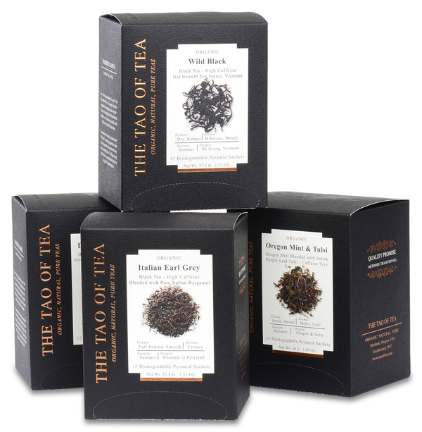 Oregon Mint & Tulsi Tea – Pyramid Sachets (15 Count Box)