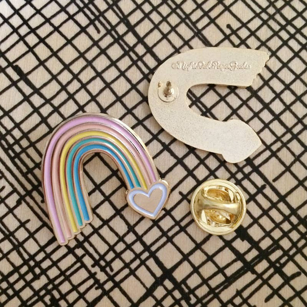 Rainbow Enamel Pin