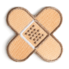 Bandage Embroidered Iron-On Patch