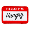 Hello I'm Hungry Embroidered Iron-On Patch