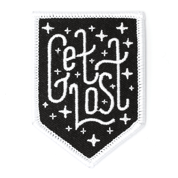 Get Lost Embroidered Iron-On Patch