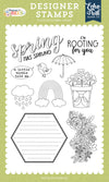 Blossoms And Bees: Rooting For You Stamp Set