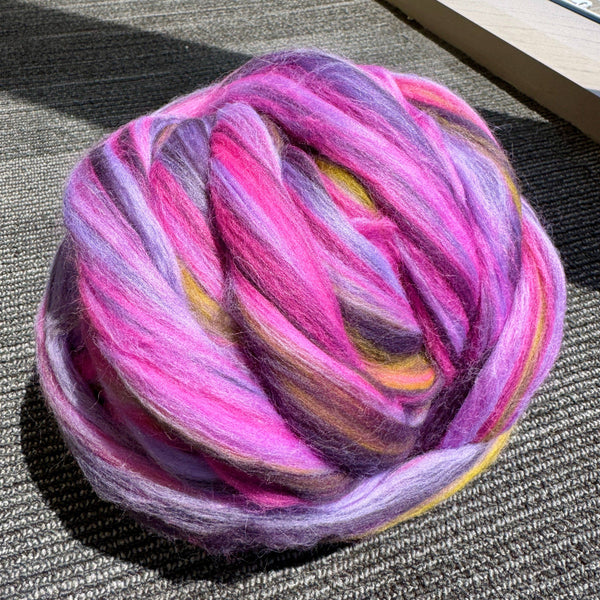 Boysenberry Merino Wool Roving | 2oz or 4oz