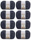 Chunky Chenill Yarn | 8oz/227g | Jumbo #7 | Pack of 8
