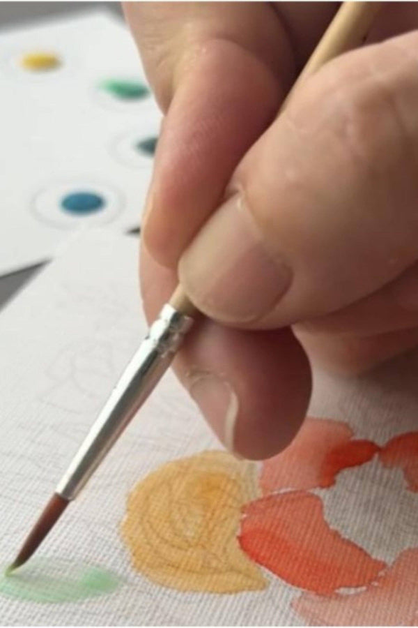 All-in-One Watercolor Postcards: Folk Art