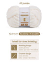 Chunky Chenill Yarn | 8oz/227g | Jumbo #7 | Pack of 8