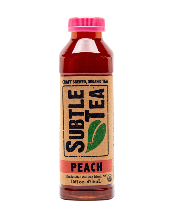 Organic Peach Iced Tea - 16 oz.