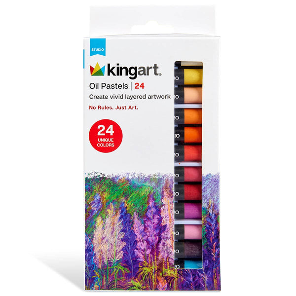 Oil Pastels - 24 Colors