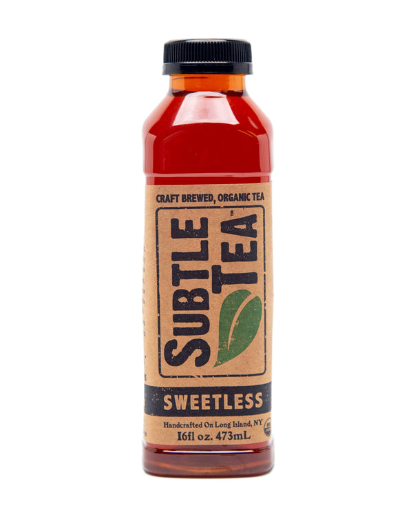 Organic Sweetless Black Iced Tea - 16 oz.