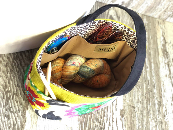 Santa Maria Caddy – Knitting and Crochet Organizer Project Bag