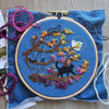 Cats & Full Moon Embroidery Kit