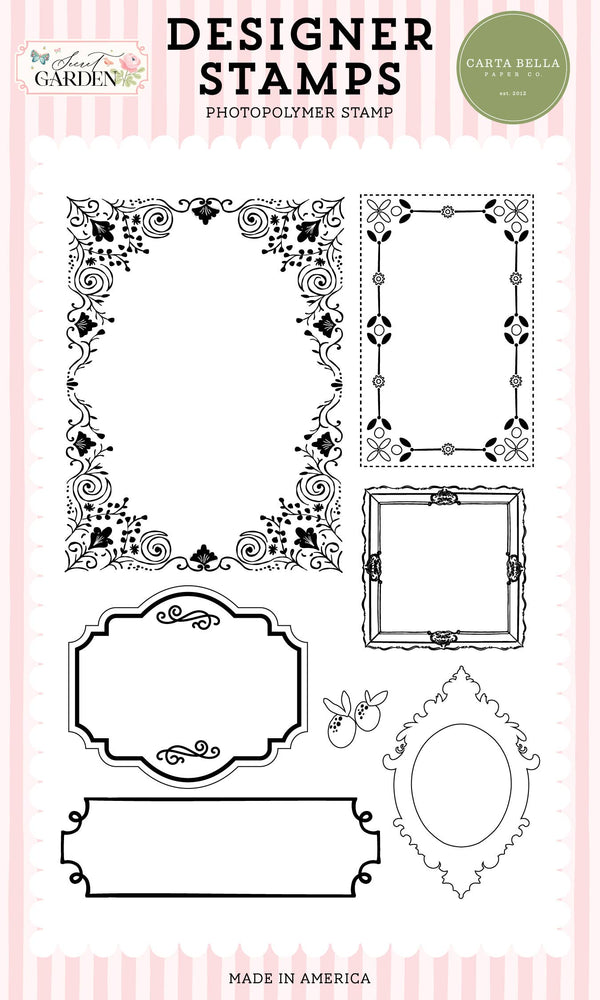 Secret Garden: Fairy Tale Frames Stamp Set