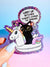 Giddy Up Bitches – Funny Cat & Unicorn Glitter Vinyl Sticker