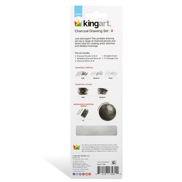 Sketch & Draw Tin Set, 8 pc