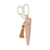 Ivory and Gold Heirloom Scissors with Case | Petunia Pink
