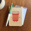 All Perked Up Mini Notepad + Pen Set