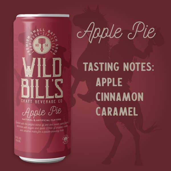 Apple Pie - Premium Cane Sugar Soda - 12oz Can