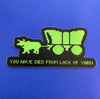 Vinyl Sticker The Darner Party Classic Video Game Y2K 90s 80