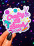 Crafty Lil Bitch – Funny Craft Glitter Vinyl Sticker