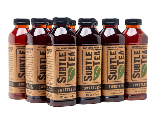 Organic Sweetless Black Iced Tea - 16 oz.