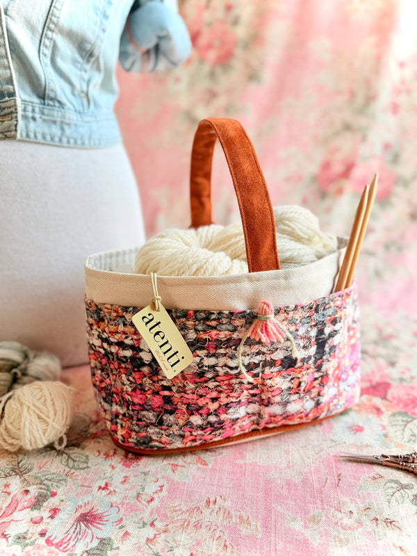 Knitzy Caddy – Knitting and Crochet Organizer Project Bag