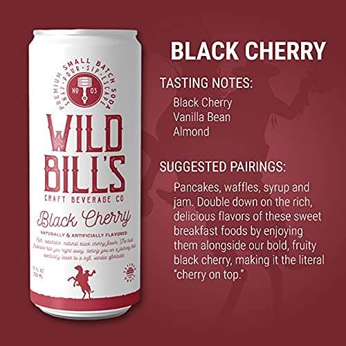 Black Cherry: Premium Cane Sugar Soda - 12oz Can