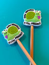 Slow Knitting Progress Snail Knitting Needle Point Protector