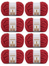 Chunky Chenill Yarn | 8oz/227g | Jumbo #7 | Pack of 8