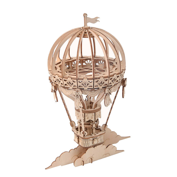 Hot Air Balloon – Laser-Cut Wooden 3D Puzzle