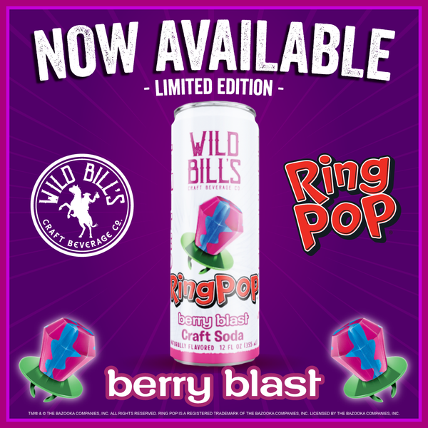 Ring Pop Soda Berry Blast Pure Cane Sugar - 12oz Can
