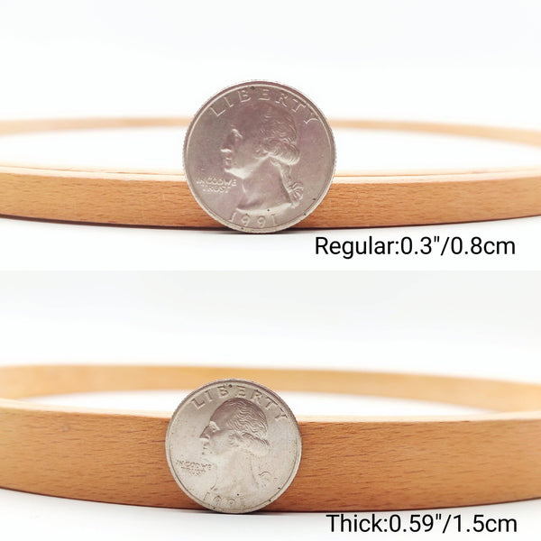Beechwood Embroidery Hoop | 3” – 8”