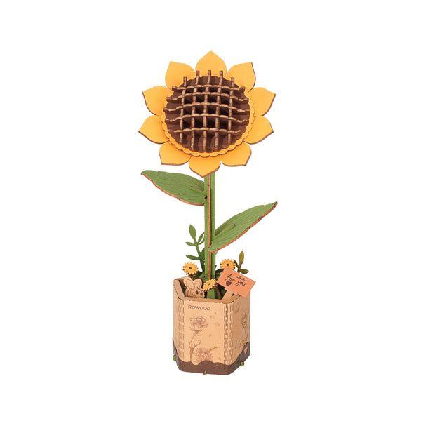 Sunflower - 3D Wooden Flower Puzzles