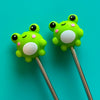 Frog Knitting Needle Point Protectors