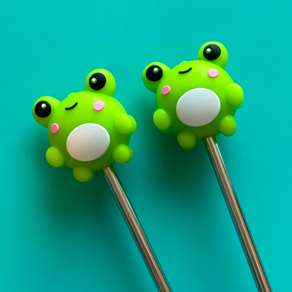 Frog Knitting Needle Point Protectors