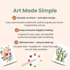 All-in-One Watercolor Postcards: Folk Art