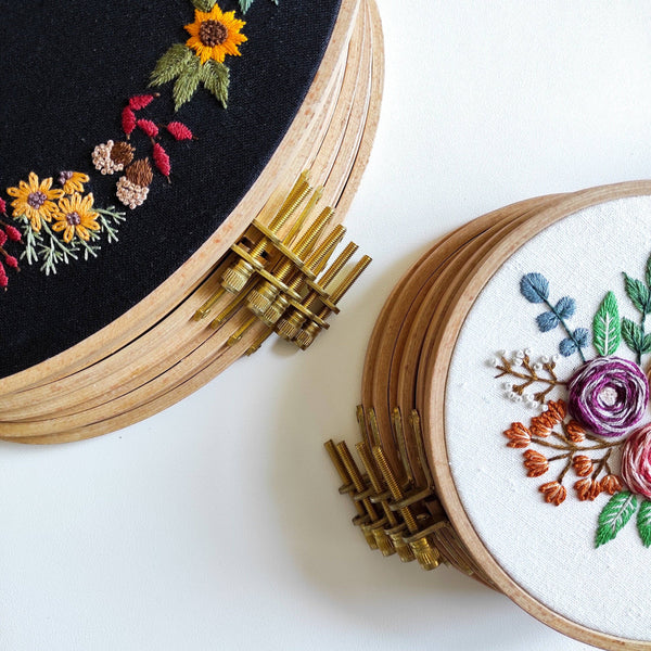 Beechwood Embroidery Hoop | 3” – 8”