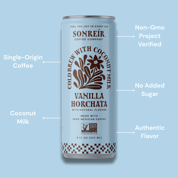 Sonreír Vanilla Horchata Latte | 8 oz