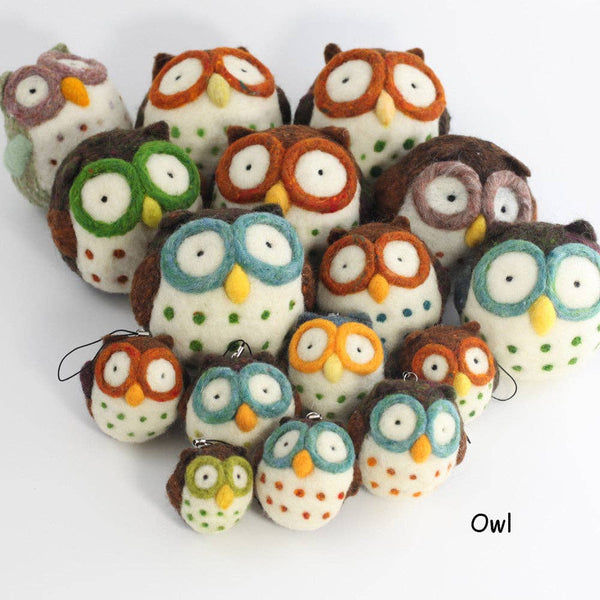 Owl - Needle Felting Kit