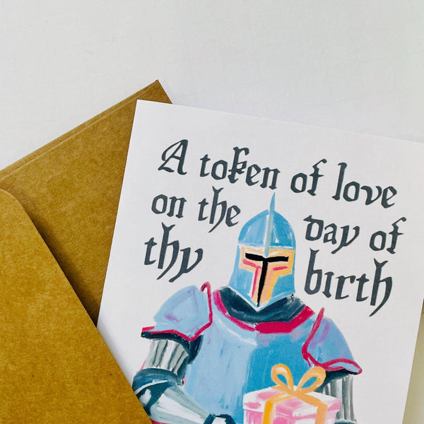 Medieval Birthday Card