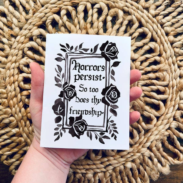 Gothic Friendship Card