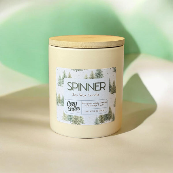 Spinner Candle | 12 oz Soy Candle