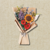 3D Wooden Flower Puzzle Bouquet