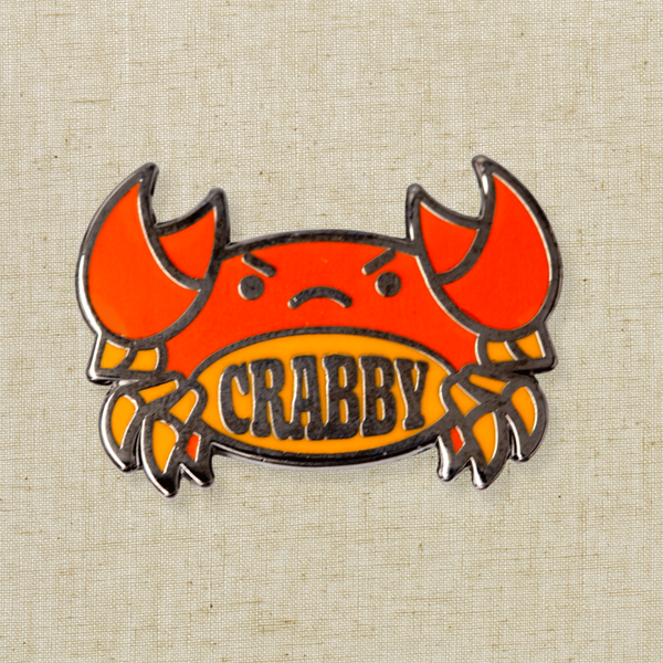 Crabby Enamel Pin