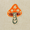 Floral Mushroom Enamel Pin
