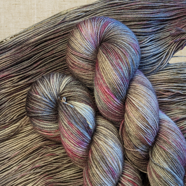 Hades - Hand-Dyed Merino Yarn - Briar Patch Fibre Co