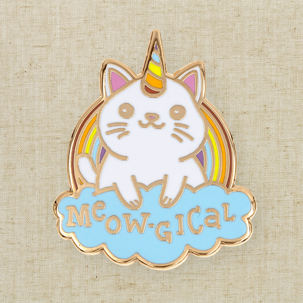 Meowgical Enamel Pin